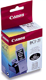 CANON Cartouche d'encre Noire  (BCI21BK / 0954A002)