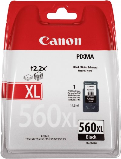 CANON Cartouche d'encre noire  PG-560XL