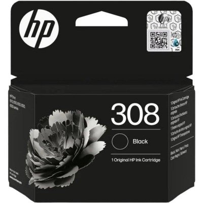 HP Cartouche d'encre noire originale  308