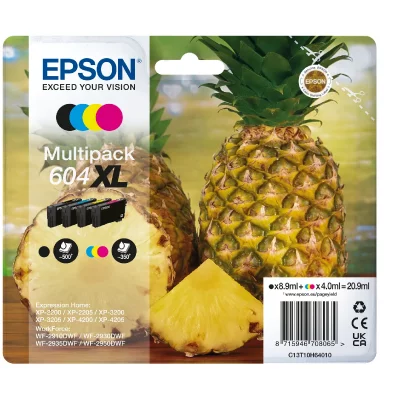 EPSON Cartouche d'encre originale  xp-2200 wf-2910dwf 604xl noircyanmagentajaune (8 unit&eacute;s) 