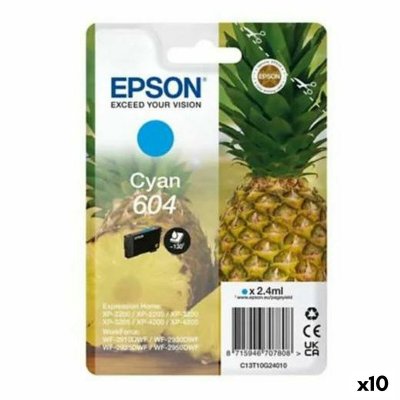 EPSON Cartouche d'encre originale  XP-2200 WF-2910DWF Cyan (10 Unit&eacute;s)