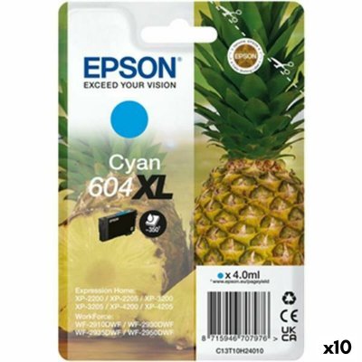 EPSON Cartouche d'encre originale  XP-2200 WF-2910DWF Cyan (10 unit&eacute;s) - Neuf