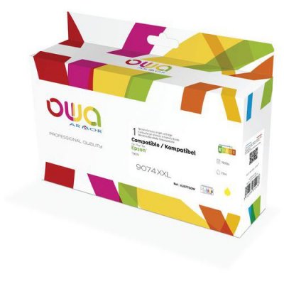 OWA Cartouche D'encre Remanufactur&eacute;e Epson T9074 - Jaune