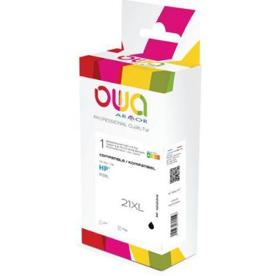 OWA Cartouche D'encre Remanufactur&eacute;e Hp 21xl - Noir