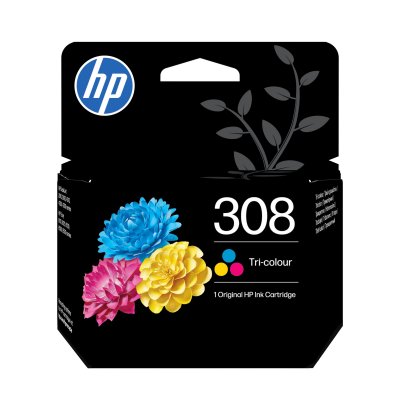 HP Cartouche D&acute;encre Trois Couleurs  308 Authentique