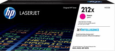 HP Cartouche de toner d'origine  212X Magenta - W2123X 