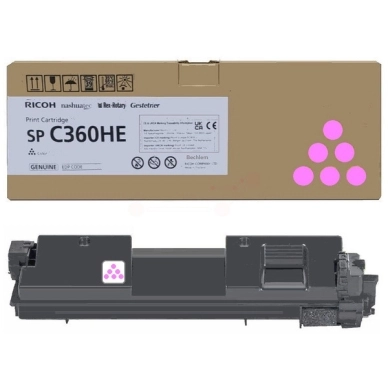 RICOH Cartouche de toner d'origine  SP C360HE Magenta - 408186 