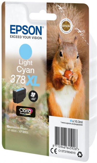 EPSON Cartouche Ecureuil 378 XL Cyan Clair