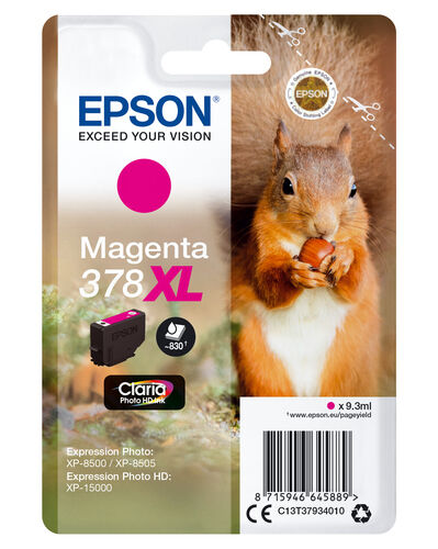 EPSON Cartouche Ecureuil 378 XL Magenta
