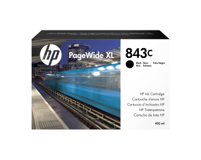 HP Cartouche encre Noir  N&deg;843C 400ml C1Q65A
