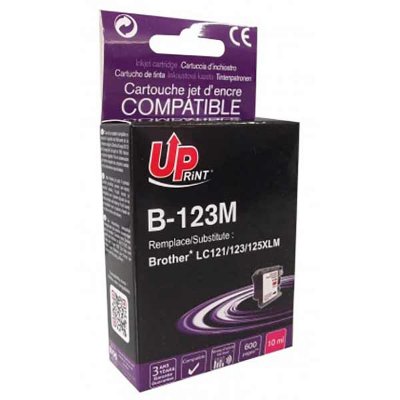 UPRINT Cartouche encre  compatible BROTHER LC-123 magenta