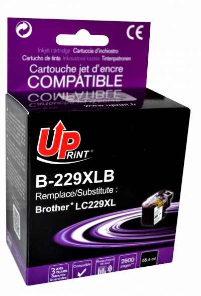UPRINT Cartouche encre  compatible BROTHER LC-229XLBK noir