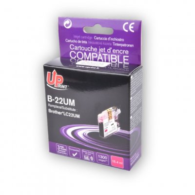 UPRINT Cartouche encre  compatible BROTHER LC-22UM magenta