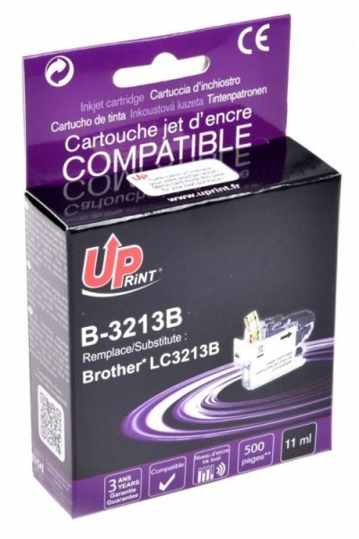 UPRINT Cartouche encre  compatible BROTHER LC-3213BK noir
