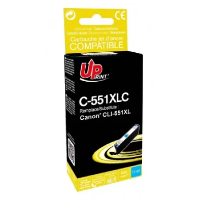 UPRINT Cartouche encre  compatible CANON CLI-551XL cyan