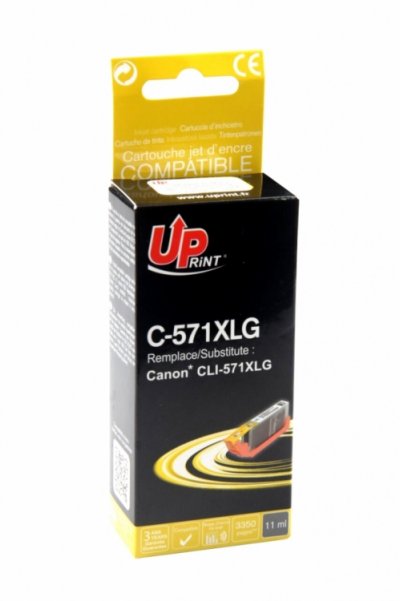 UPRINT Cartouche encre  compatible CANON CLI571XL gris