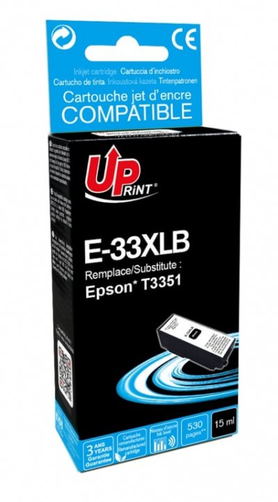 UPRINT Cartouche encre  compatible EPSON 33XL noire