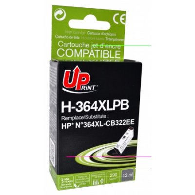 UPRINT Cartouche encre  compatible HP 364XL noir photo