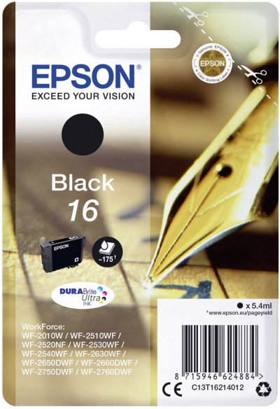 EPSON Cartouche  C13T16214012 - Noir
