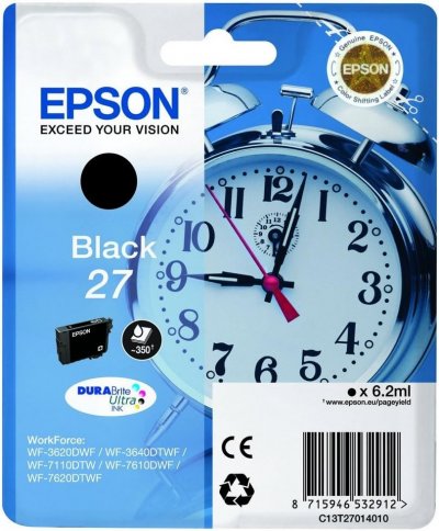 EPSON Cartouche  C13T27014012 27 - Noir