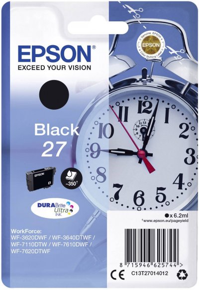 EPSON Cartouche  C13T27014012 27 - Noir