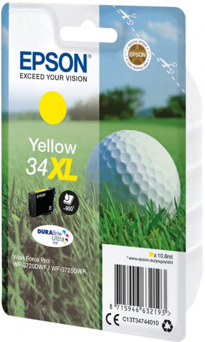 EPSON Cartouche  C13T34744010 - Yellow