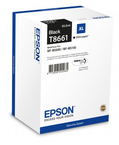 EPSON Cartouche  C13T866140 XL - Noir