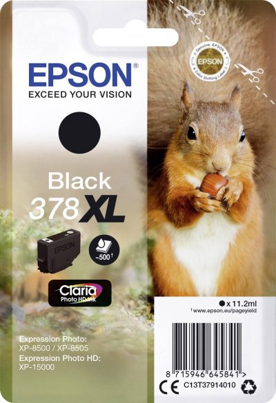 EPSON cartouche  ECUREUIL 378XL BLACK