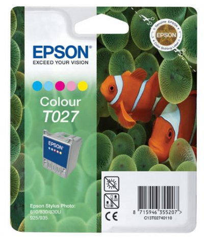 EPSON Cartouche  T027 Pack 5 couleurs QuickDry