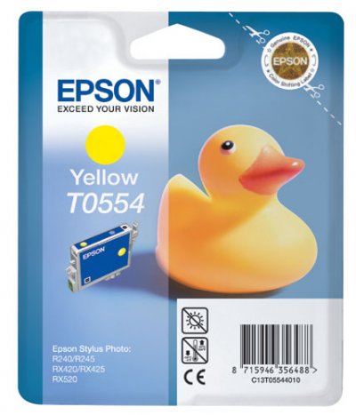 EPSON Cartouche  T0554 jaune QuickDry