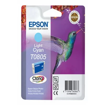 EPSON Cartouche  T0805 colibri - Cyan Clair