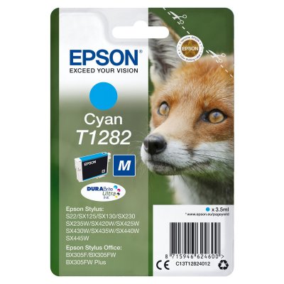 EPSON cartouche  T1282 Renard , Cyan