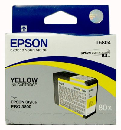 EPSON Cartouche  T5804 UltraChrome K3