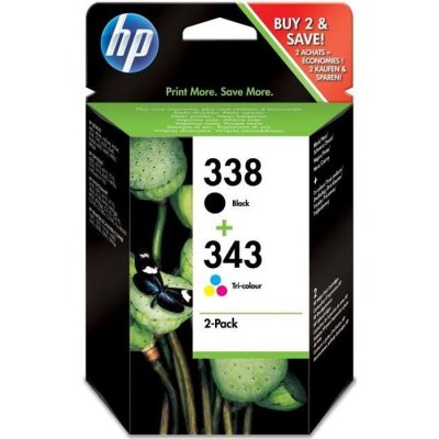 HP Cartouche  338+343 Bi-Pack (SD449EE)