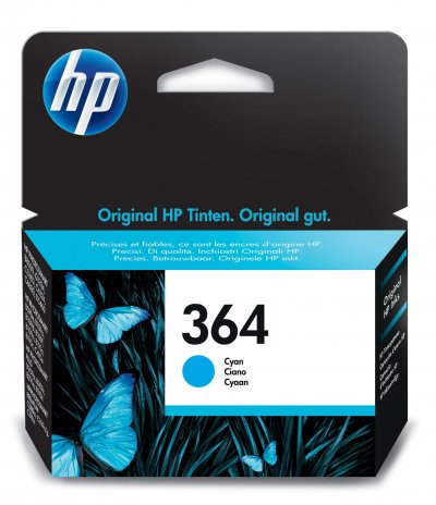 HP Cartouche  364 cyan pour imprimantes jet d'encre