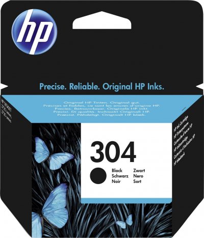 HP Cartouche  N9K06AE n&deg;304 - Noir