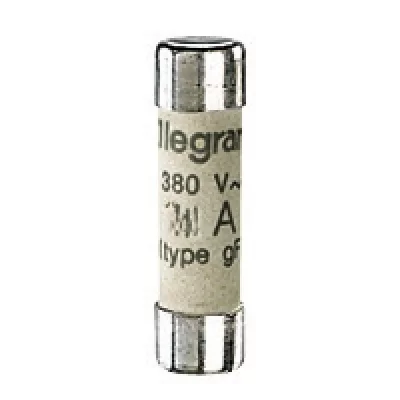 LEGRAND Cartouche industrielle cylindrique type GG sans voyant 10 A - 