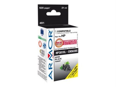 ARMOR Cartouche jet d'encre compatible HP CH563EE noir