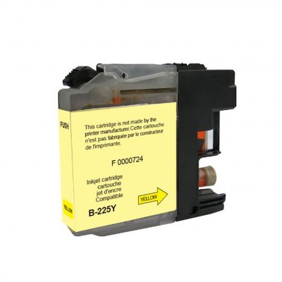 LAMA FRANCE Cartouche PREMIUM compatible BROTHER LC225XLY jaune