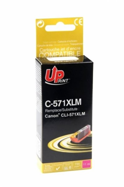 UPRINT Cartouche PREMIUM compatible CANON CLI571XL magenta