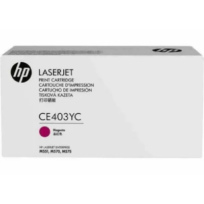 HP Cartouche toner  LaserJet CE403YC 507A Magenta haute capacit&eacute; 7800 pages - Neuf