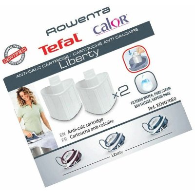 CALOR Cartouches anti-calcaire (lot de 2) centrale vapeur xd9070e0 rowenta,