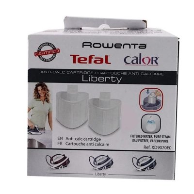 CALOR Cartouches anti-calcaire par 2, xd9070e0 pour Centrale vapeur 