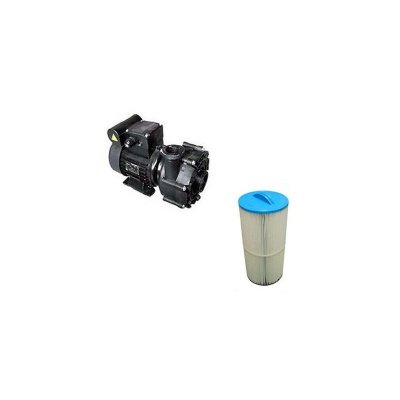 FILTRINOV Cartouches filtrantes pour piscine  MX18 et MX25 x2 - Gris