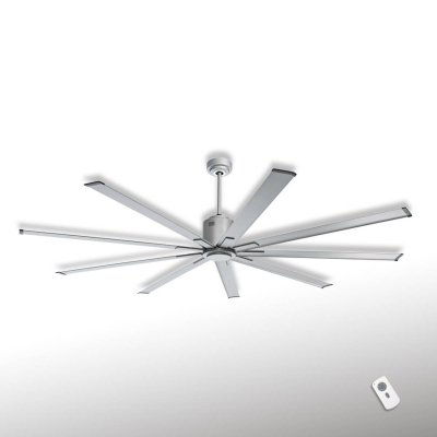 CASAFAN  Ventilateur Big Smooth Eco 220&nbsp;cm argent titane