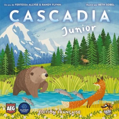 LUCKY DUCK GAMES Cascadia Junior - Jeu de strat&eacute;gie -  - D&egrave;s 6 ans