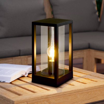 EGLO Cascinetta borne d'&eacute;clairage ext&eacute;rieure noire ip54