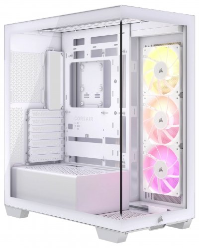 CORSAIR Case  3500x Argb Midi Tg White Btf & P.zero