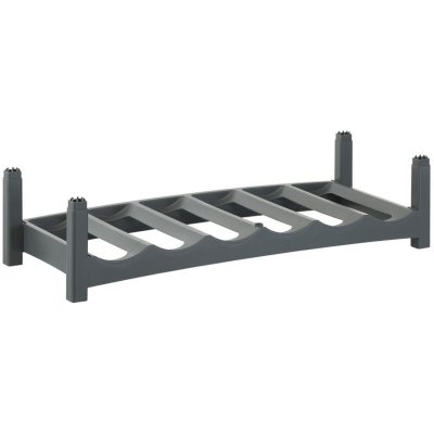 ROTHO Casier 6 bouteilles Vario en plastique coloris gris anthracite