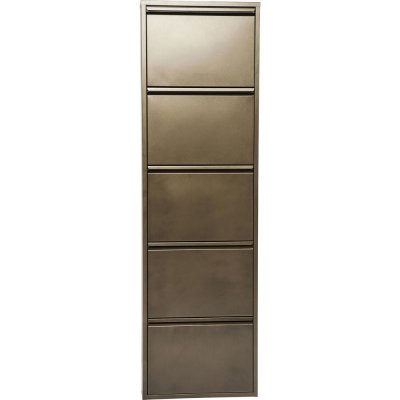 Casier &agrave; Chaussure Caruso bronze 5 Tiroirs Kare Design